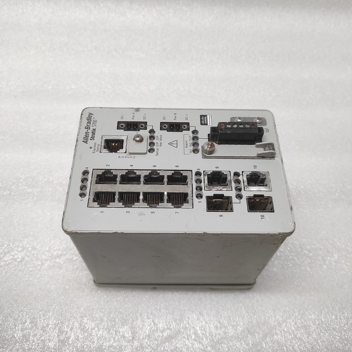 ALLEN BRADLEY STRATIX 5700 ETHERNET SWITCH 1783-BMS10CL