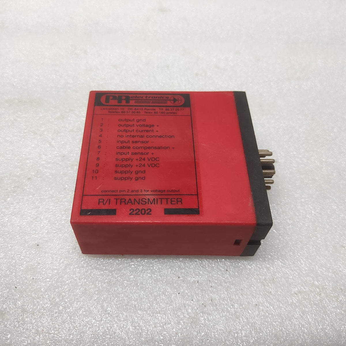 PR ELECTRONICS 2202 R/I TRANSMITTER 2202R2