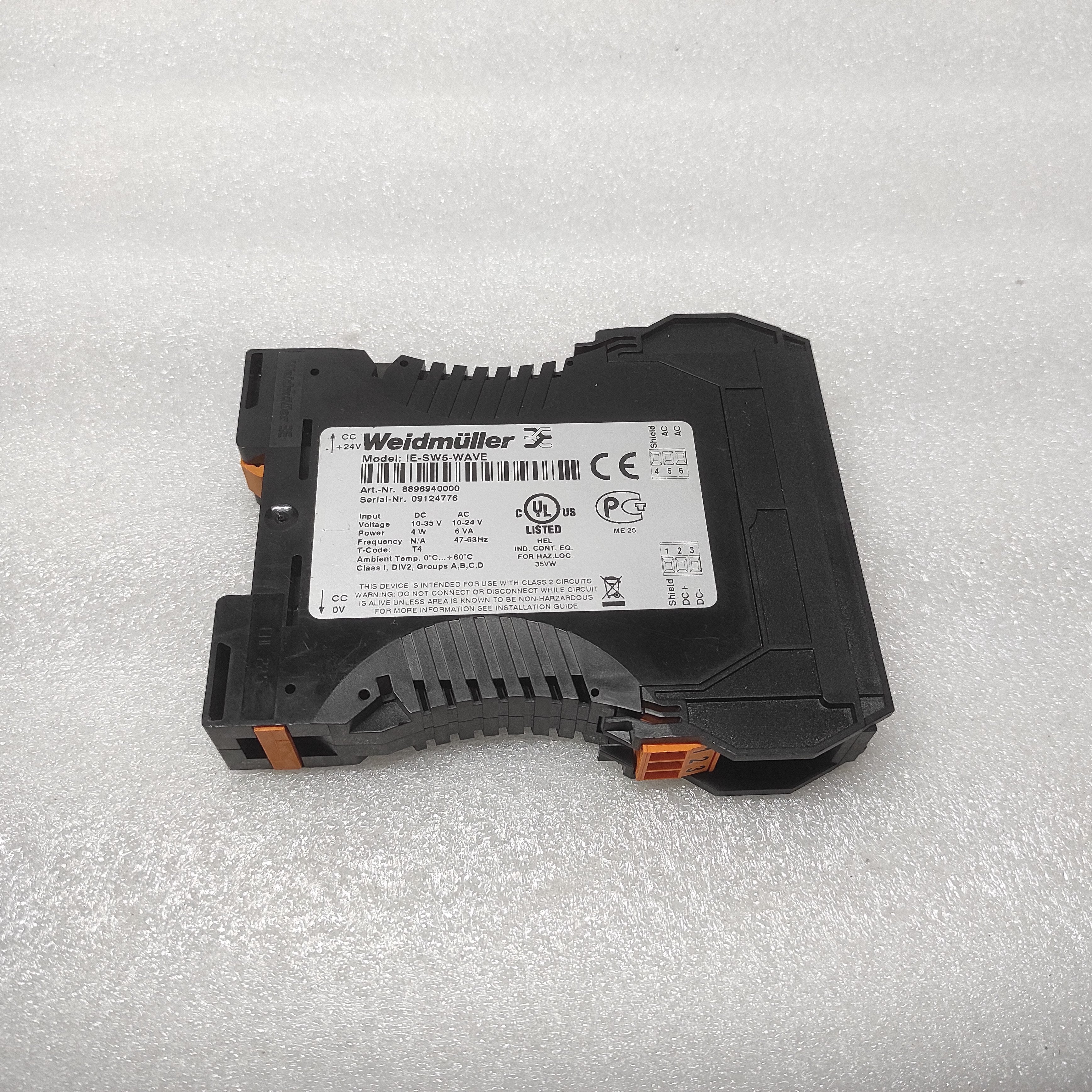WEIDMULLER IE-SW5-WAVE ETHERNET SWITCH 8896940000