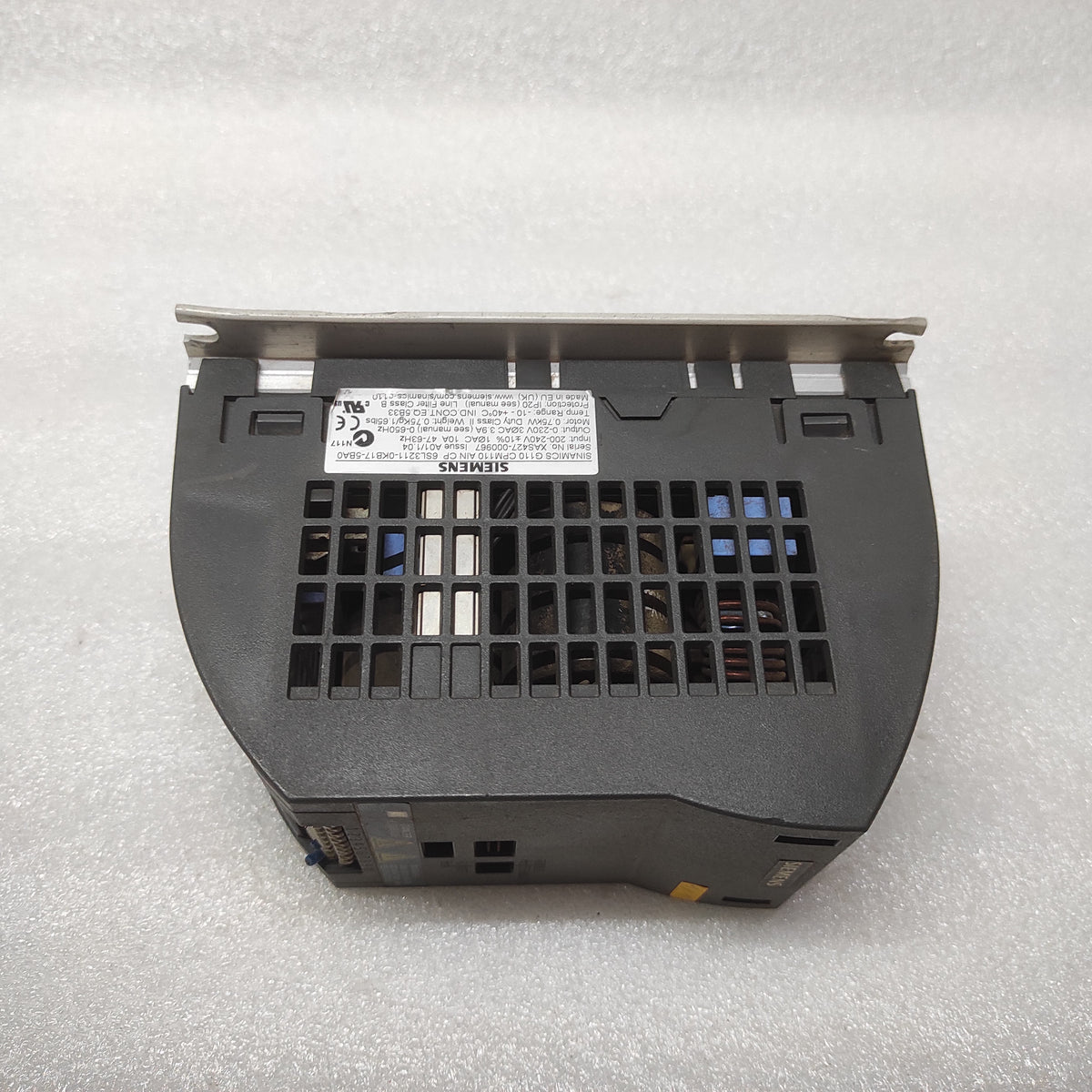 SIEMENS SINAMICS G110 CPM110 0.75kW DRIVE 6SL3211-0KB17-5BA0 200-240V