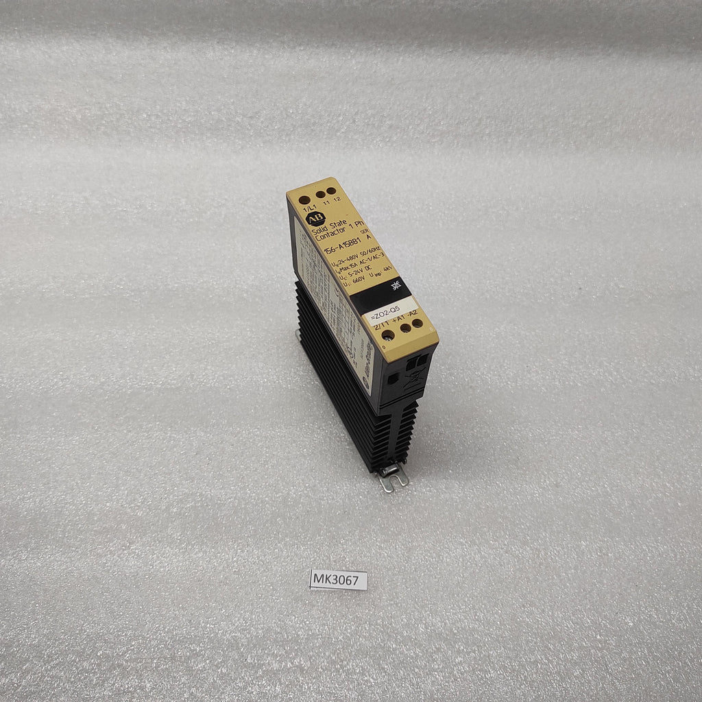 ALLEN BRADLEY CAT 156-A15BB1 1-PH SOLID STATE CONTACTOR 24-480V