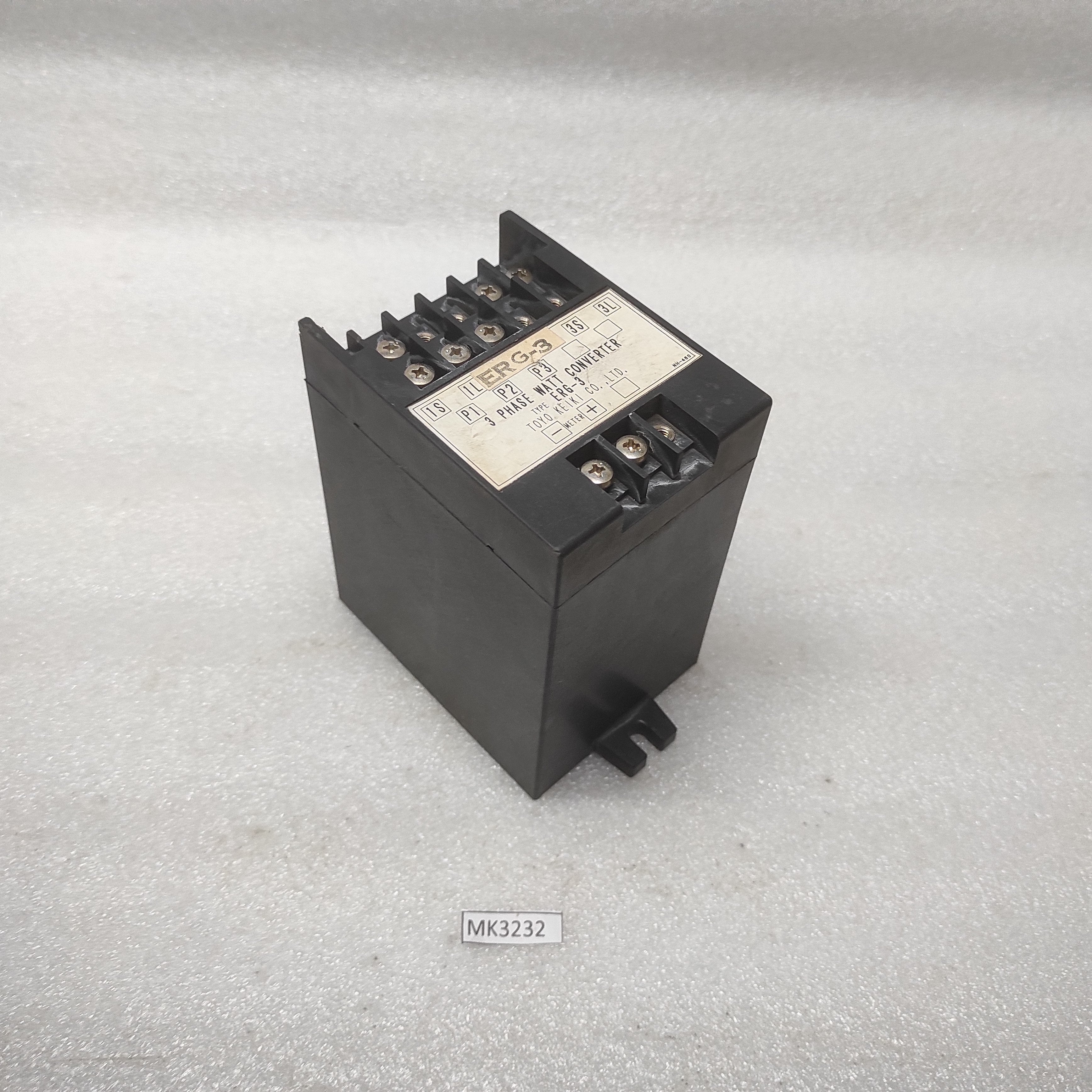 TOYO KEIKI ERG-3 3-PH WATT CONVERTER 115V 5A CI526580