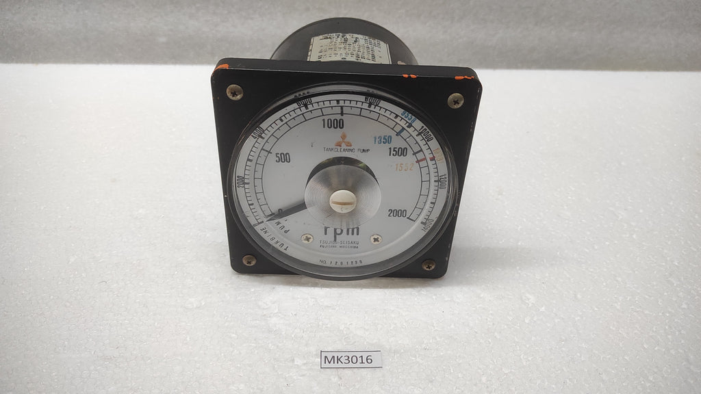 TSUJIDO SEISAKU RPM INDICATOR TURBINE TANK CLEANING PUMP