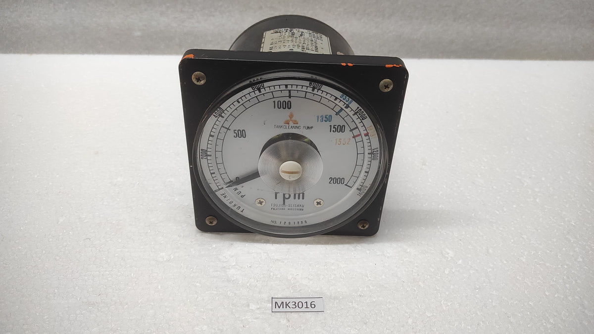 TSUJIDO SEISAKU RPM INDICATOR TURBINE TANK CLEANING PUMP