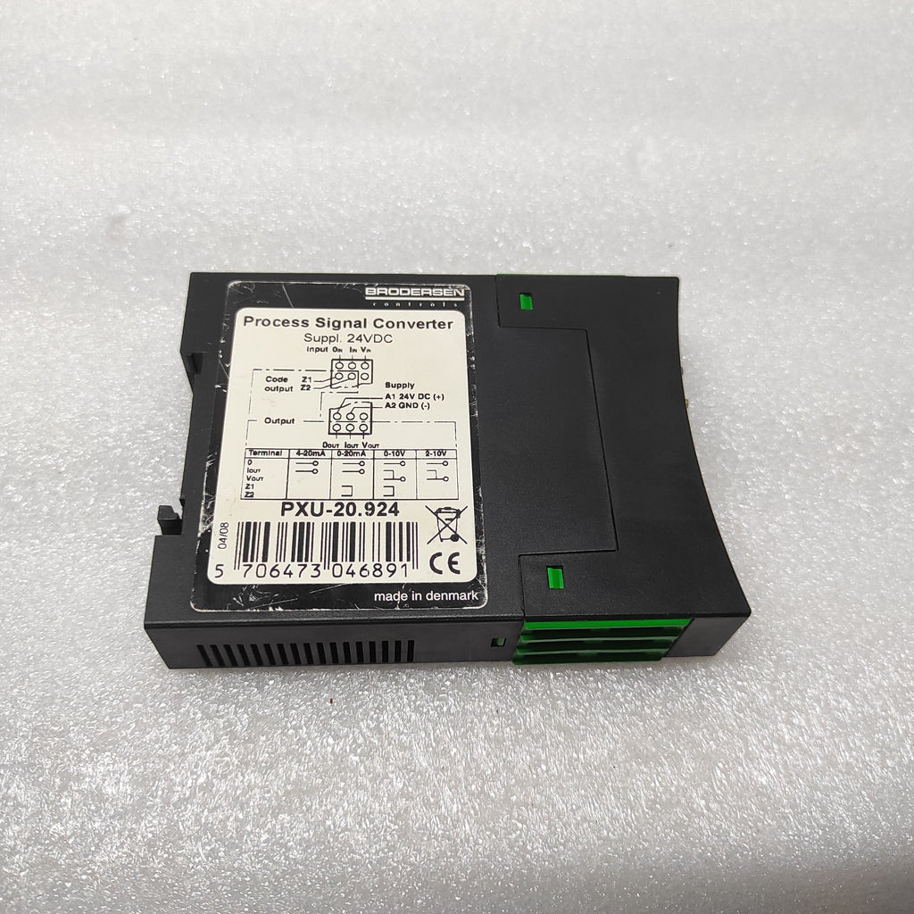 BRODERSON PXU-20.924 PROCESS SIGNAL CONVERTER 24VDC PXU20924