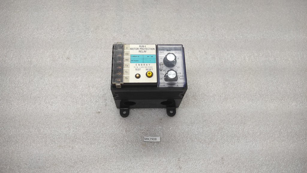 ENBRAY RUN 4 MOTOR PROTECTION RELAY 64-160A