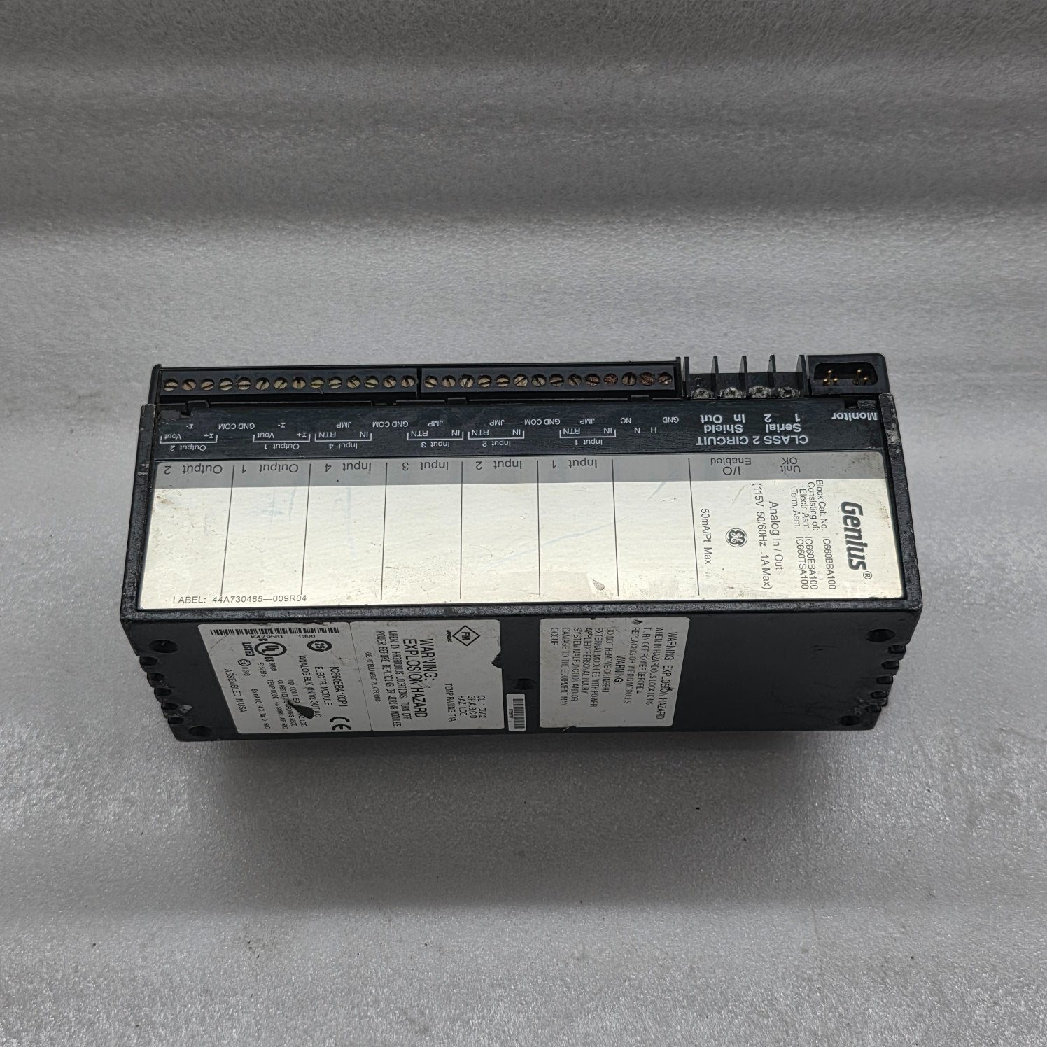 GE FANUC IC660TSA100K ANALOG AC 4 INPUT/2 OUTPUT