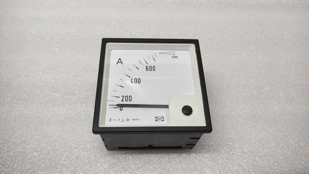 DEIF EQ96-X AMMETER 100013122/60 CT 750/5A