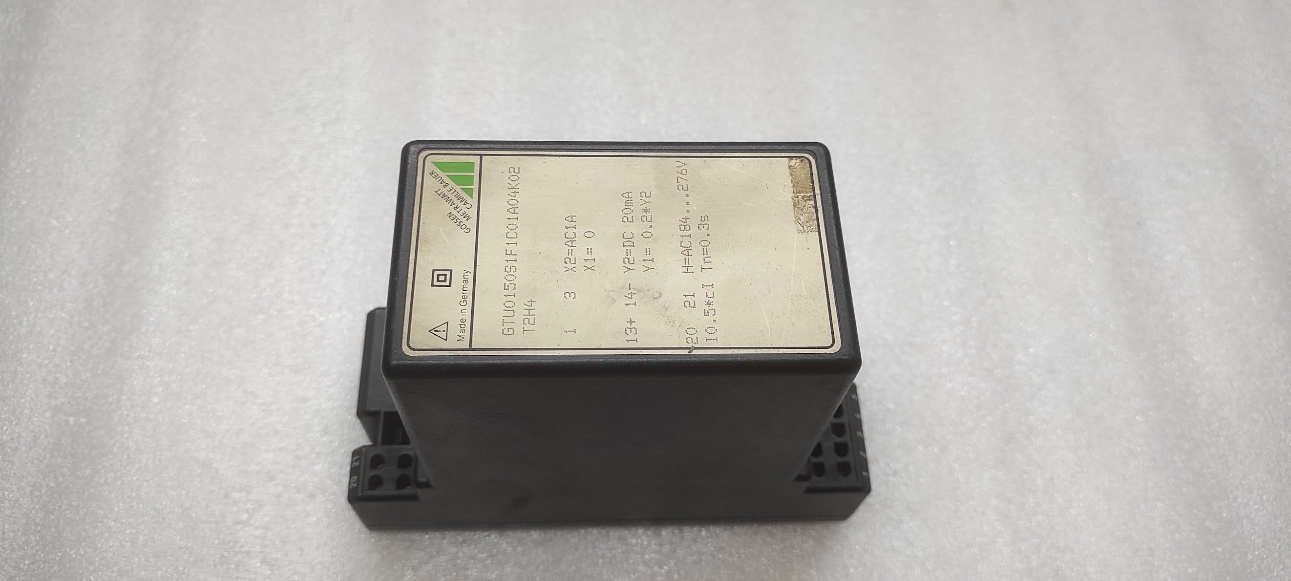 GOSSEN METRAWATT CAMILLE BAUER GTU0150S1F1C01A04K02 T2H4 184-276VAC