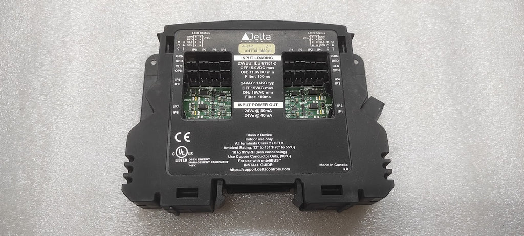 DELTA CONTROLS EBM-D800 I/O MODULE 24V AC-DC