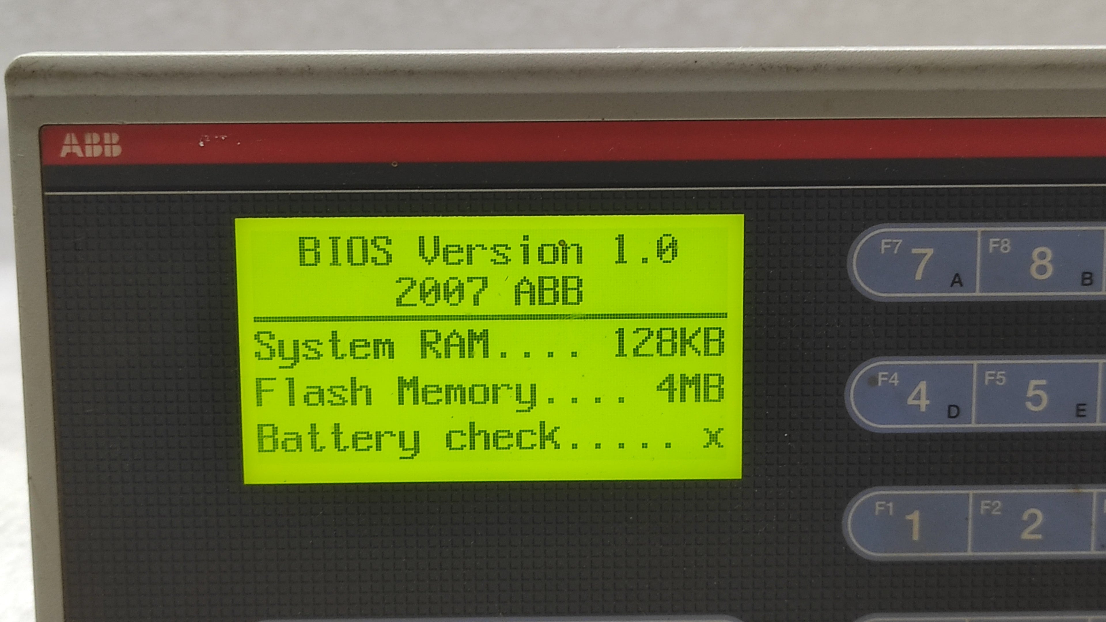 ABB CP410 M CONTROL PANEL 1SBP260181R1001 24VDC