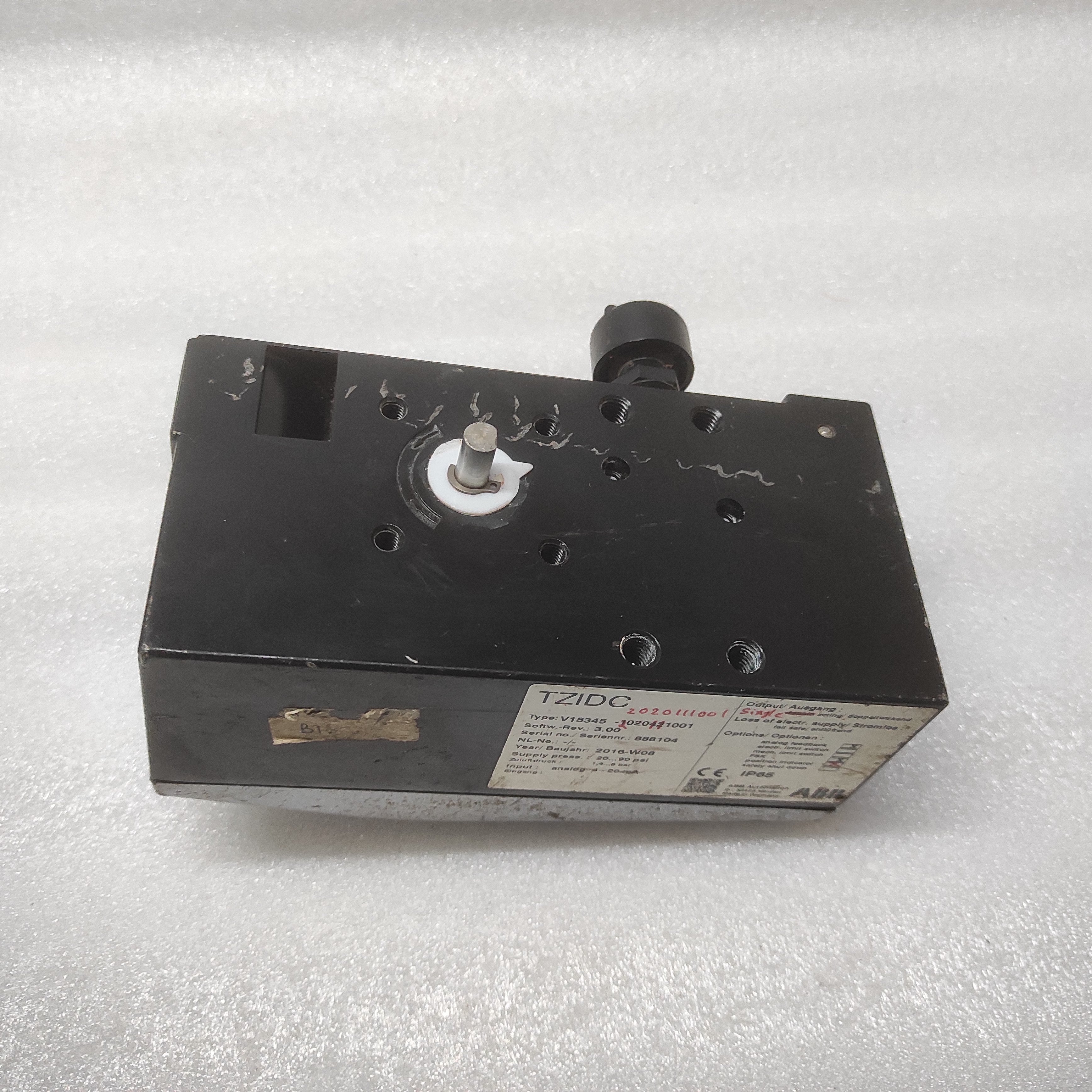 ABB TZIDC DIGITAL POSITIONER V18345-2020111001