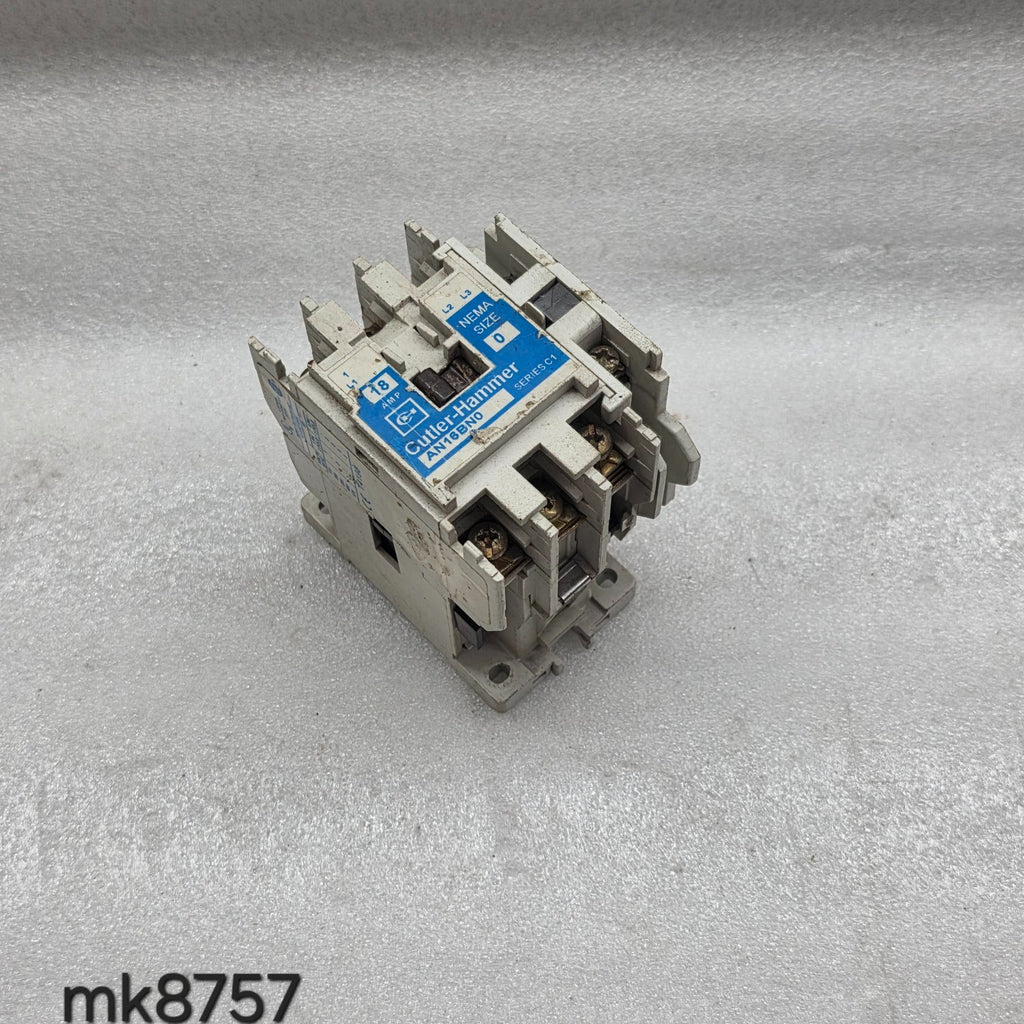 CUTLER HAMMER AN16BN0 MAGNETIC CONTACTOR 18A 110-120V AUX C320KGS1