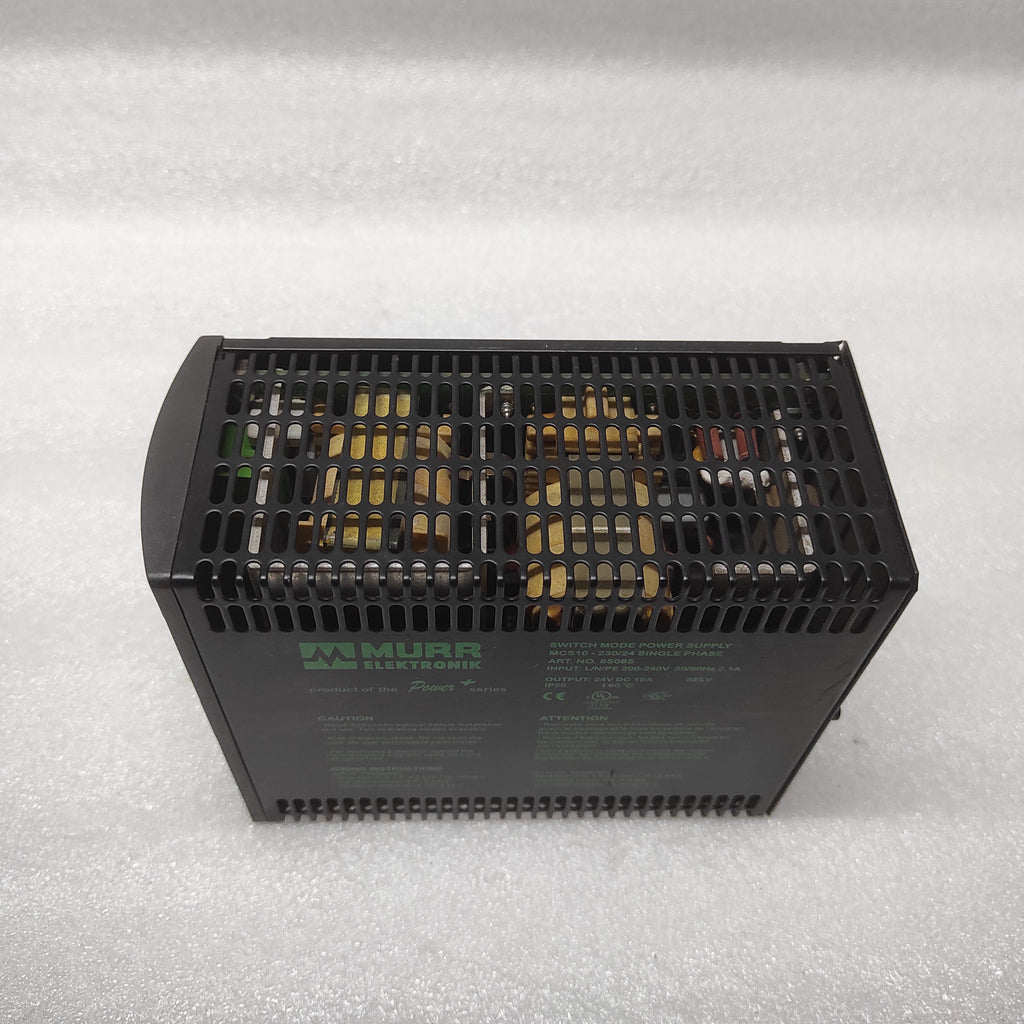 MURR ELEKTRONIK MCS10-230/24  POWER SUPPLY 85085 24VDC 10A