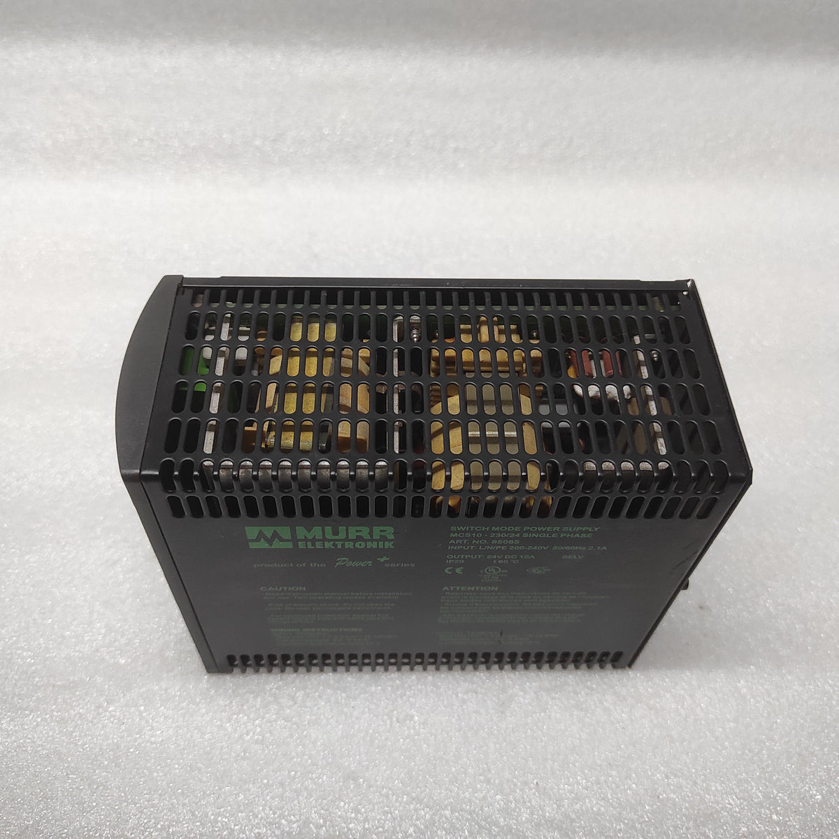 MURR ELEKTRONIK MCS10-230/24  POWER SUPPLY 85085 24VDC 10A