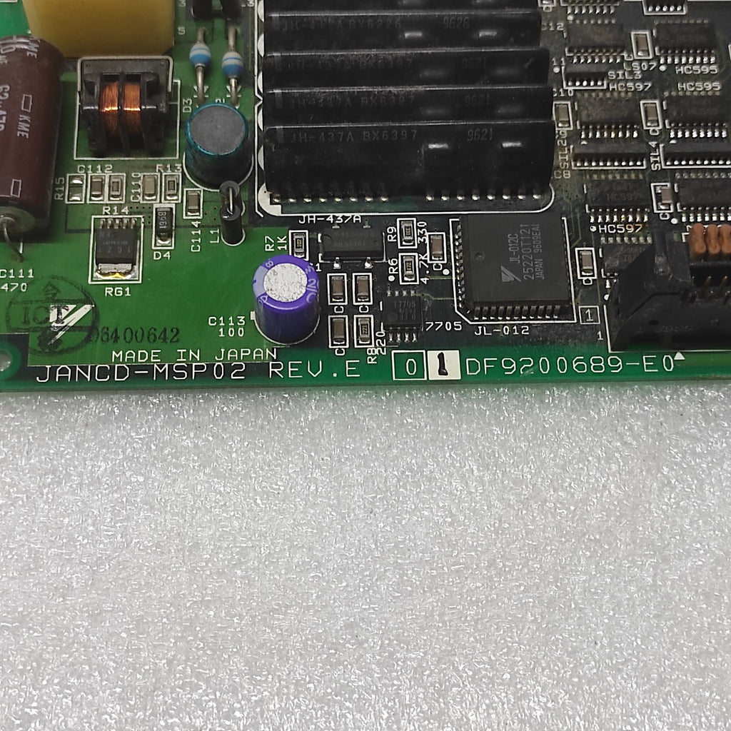 YASKAWA ELECTRIC JANCD-MSP02 OPERATOR CONTROL PC BOARD DF9200689-E0