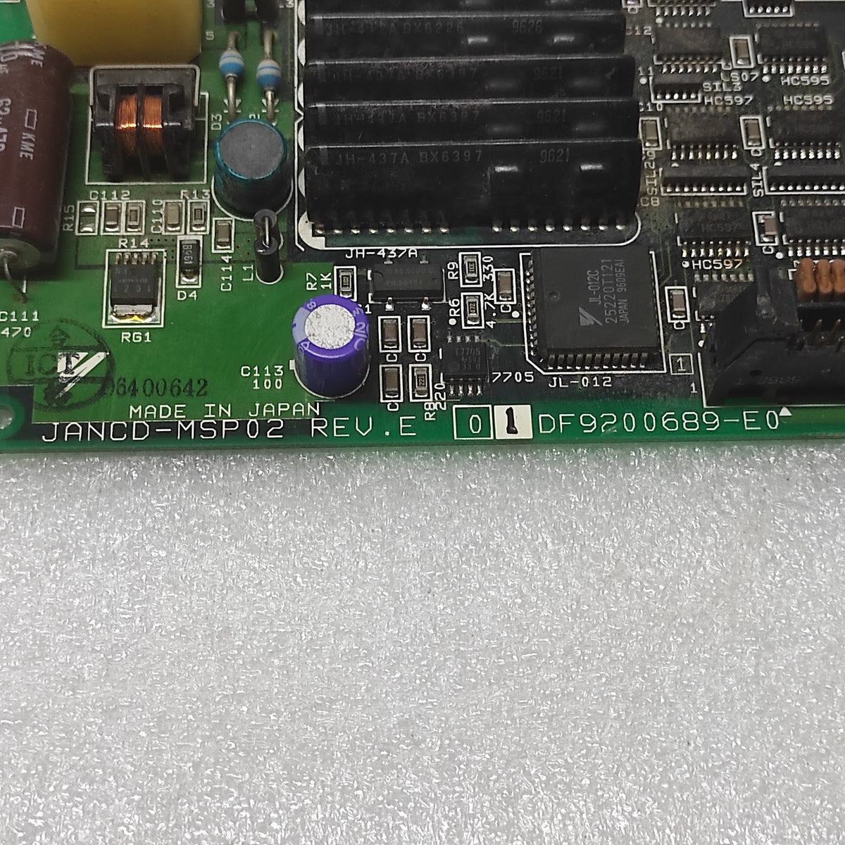YASKAWA ELECTRIC JANCD-MSP02 OPERATOR CONTROL PC BOARD DF9200689-E0