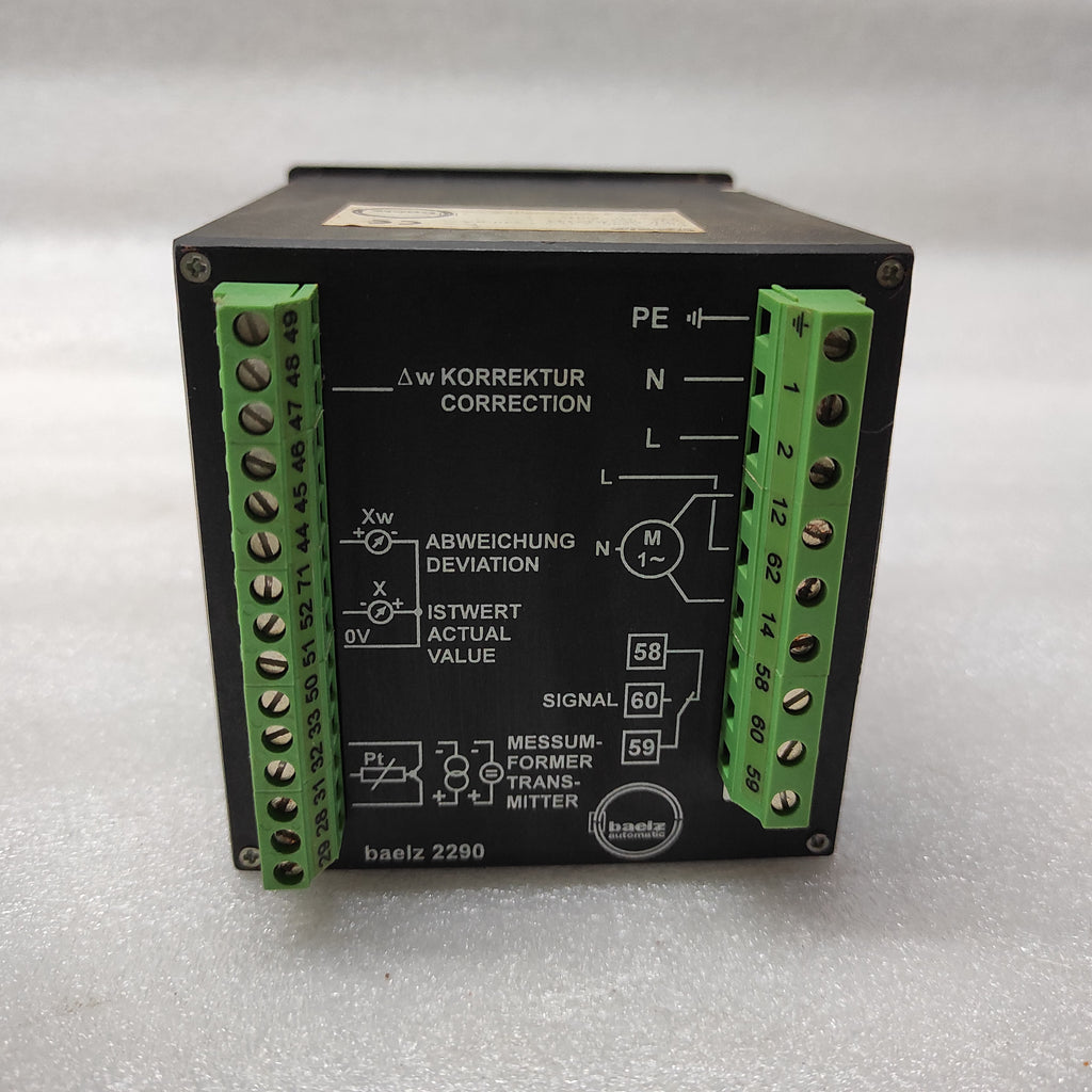BAELZ AUTOMATIC WBS 2290 TEMPERATURE CONTROLLER BAELZ 2290-A-D-2.7-230-SA 230V