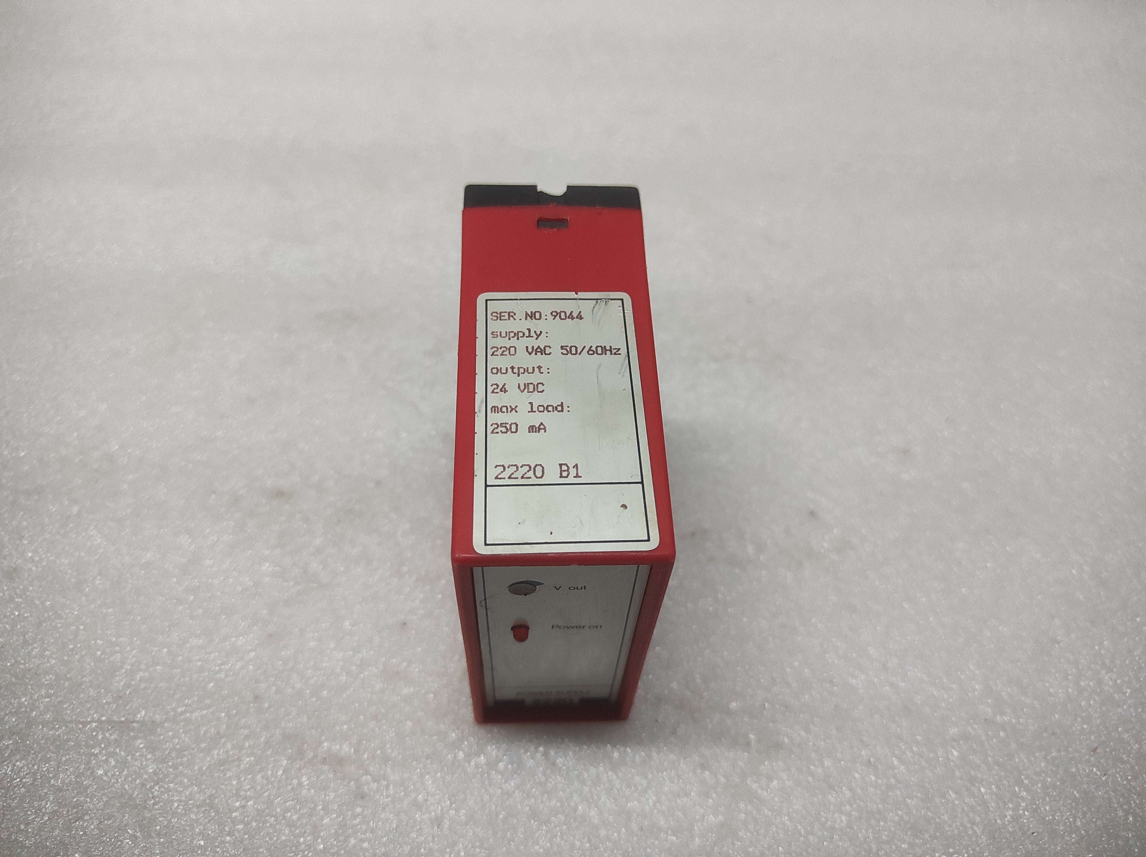 PR ELECTRONICS 2220 POWER SUPPLY