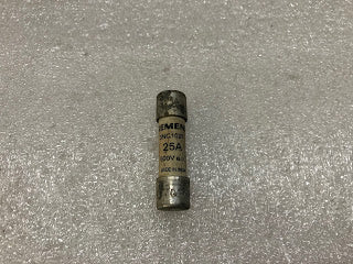 SIEMENS 3NC1025 CARTRIDGE FUSE 10X38 MM 25A 600VAC LOT OF 40 PC