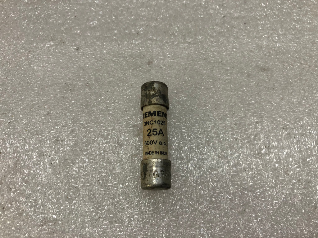 SIEMENS 3NC1025 CARTRIDGE FUSE 10X38 MM 25A 600VAC LOT OF 40 PC