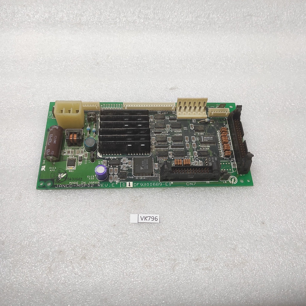 YASKAWA ELECTRIC JANCD-MSP02 OPERATOR CONTROL PC BOARD DF9200689-E0
