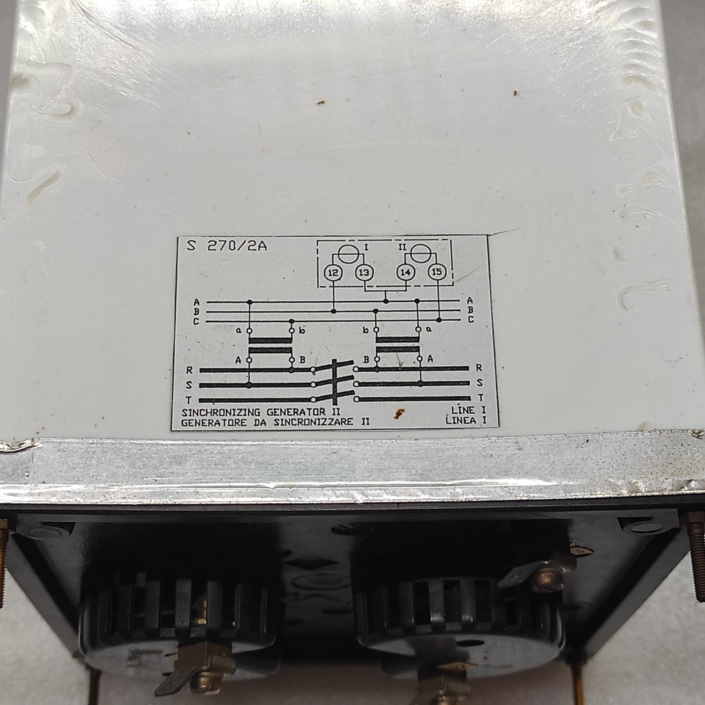 SINCHRONIZING GENERATOR II S270/2A DOUBLE FREQUENCY METER