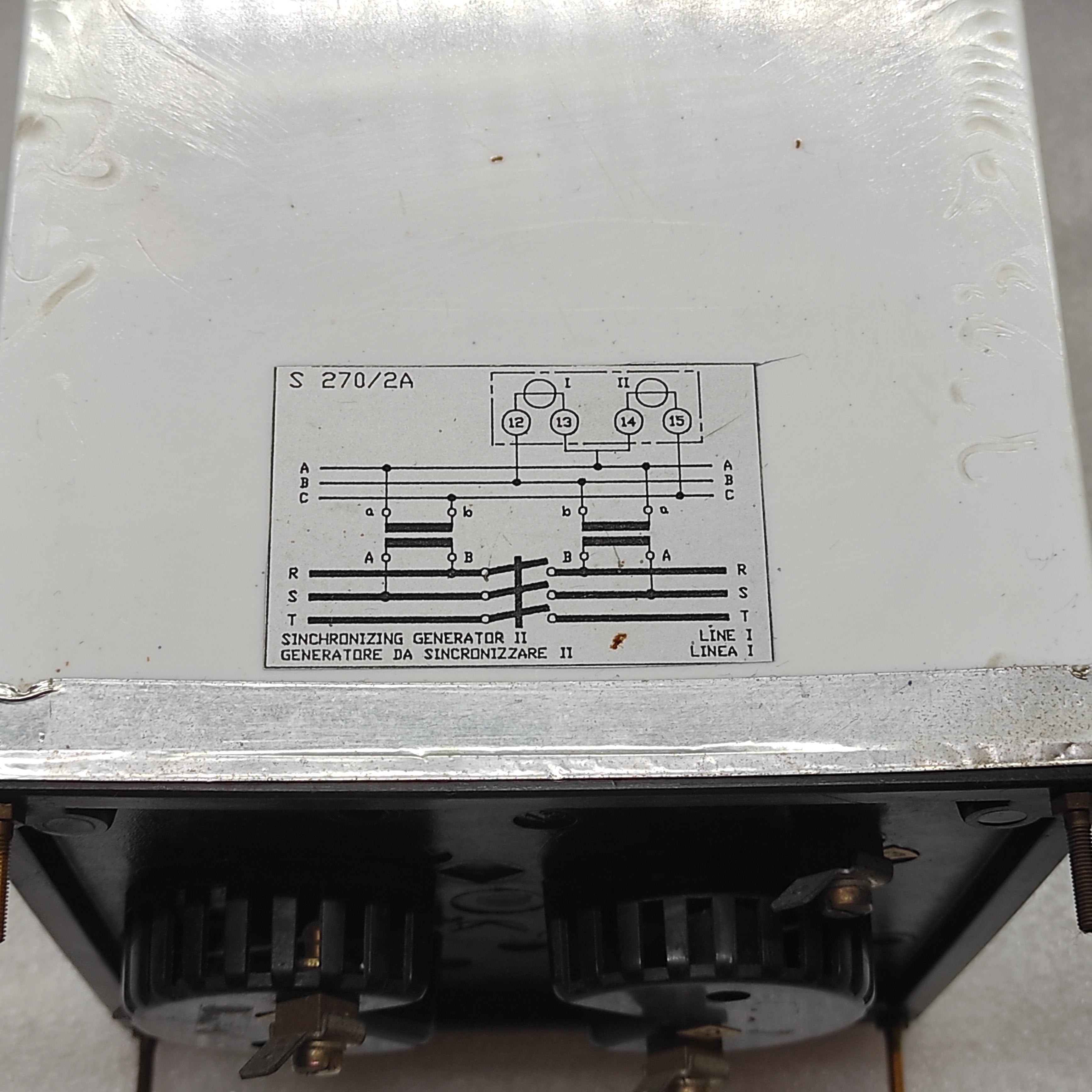 SINCHRONIZING GENERATOR II S270/2A DOUBLE FREQUENCY METER