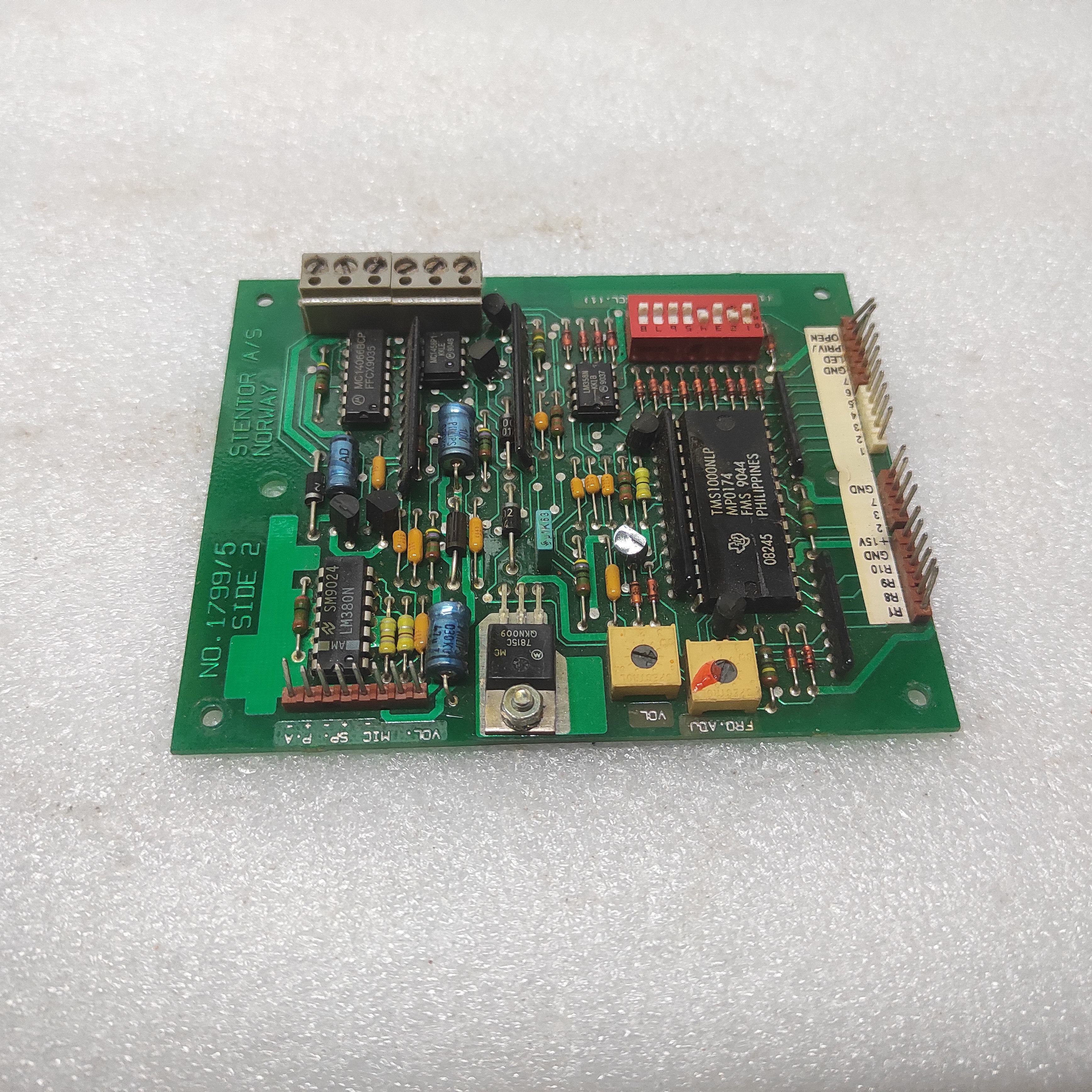 STENTOR 1799/5 PCB 15400108
