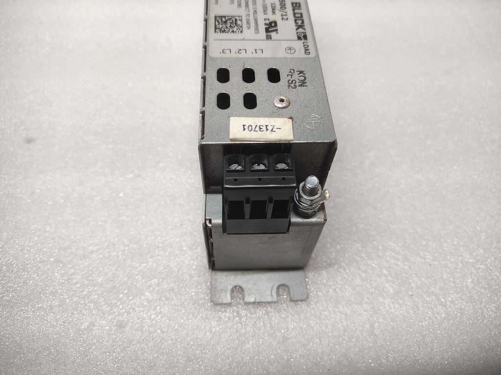 BLOCK HLD 110-500/12 POWER LINE FILTER 520VAC 12A
