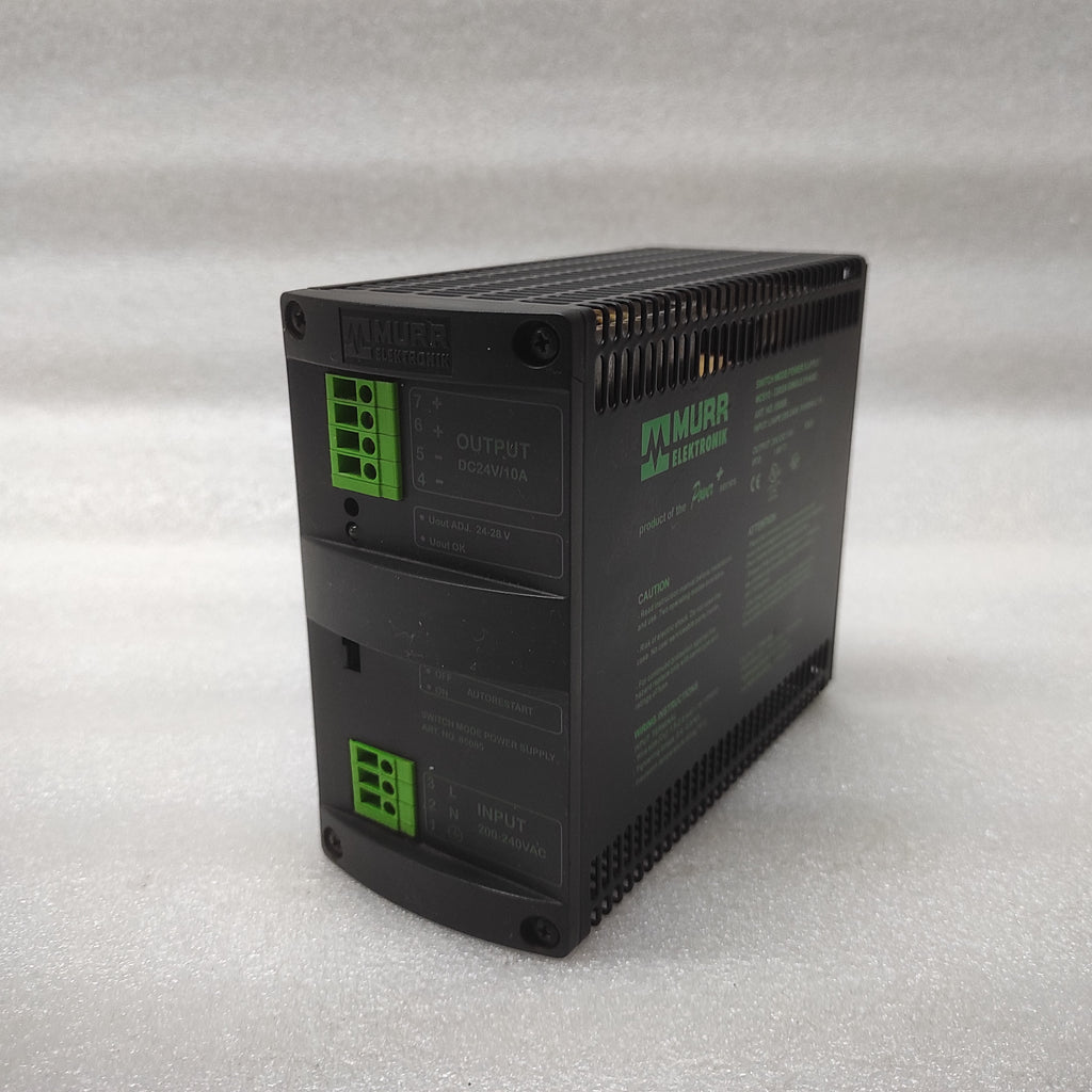 MURR ELEKTRONIK MCS10-230/24  POWER SUPPLY 85085 24VDC 10A