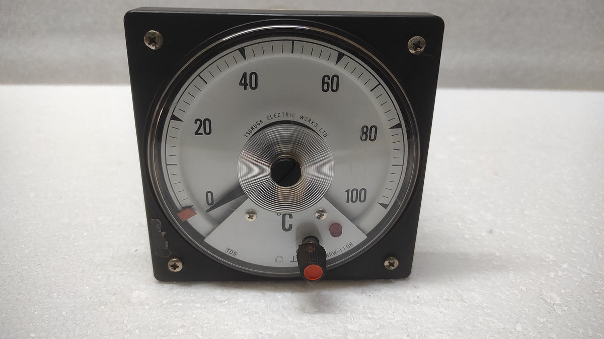 TDS TSURUGA ELECTRIC NRW-110H TEMPERATURE INDICATOR 100-220V 0-100'C