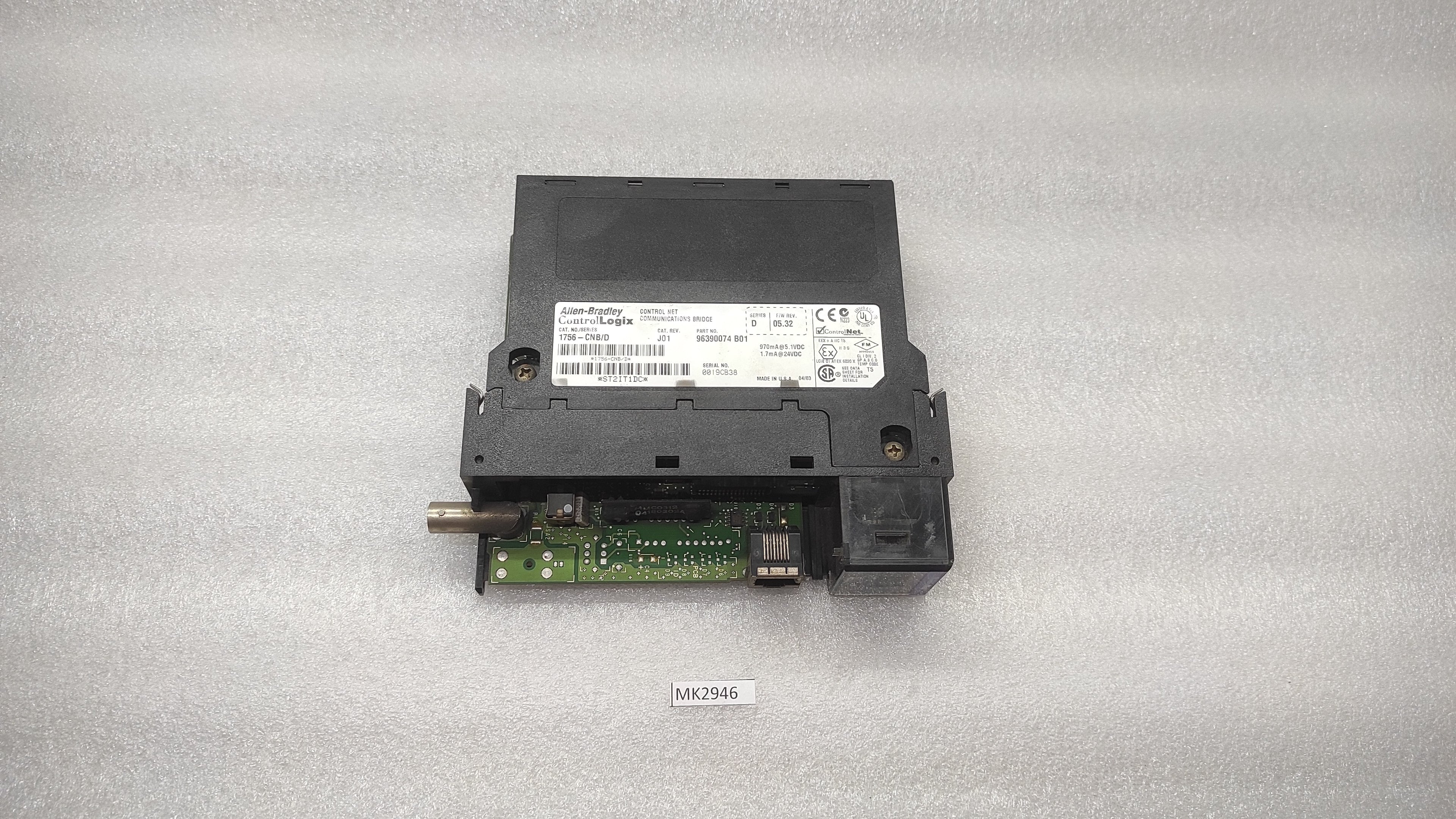 ALLEN BRADLEY CAT  1756-CNB/D CONTROL NET COMMUNICATION BRIDGE