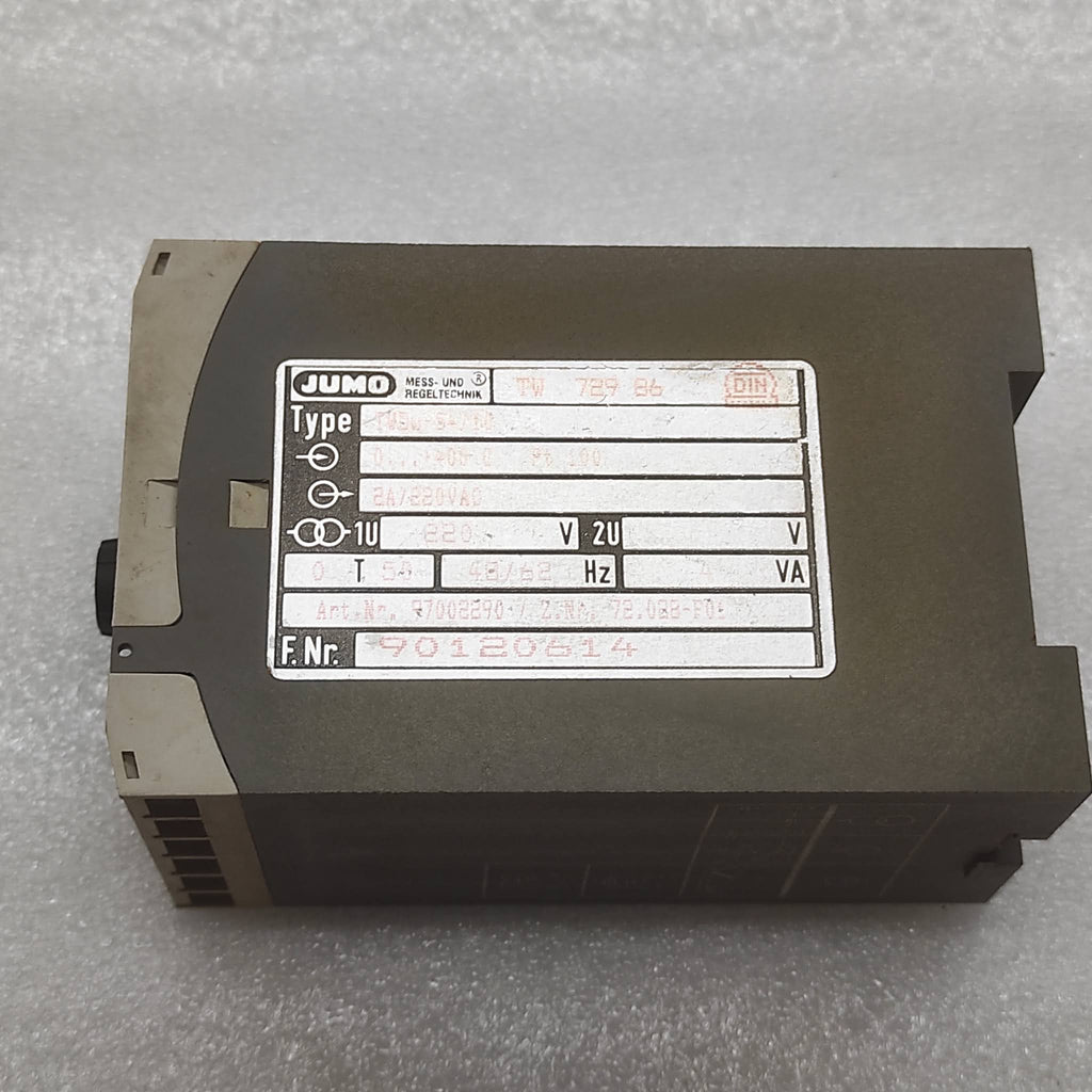 JUMO TW72986 TEMPERATURE CONTROLLER TWOW-54/10 97002290 0-400'C 220V
