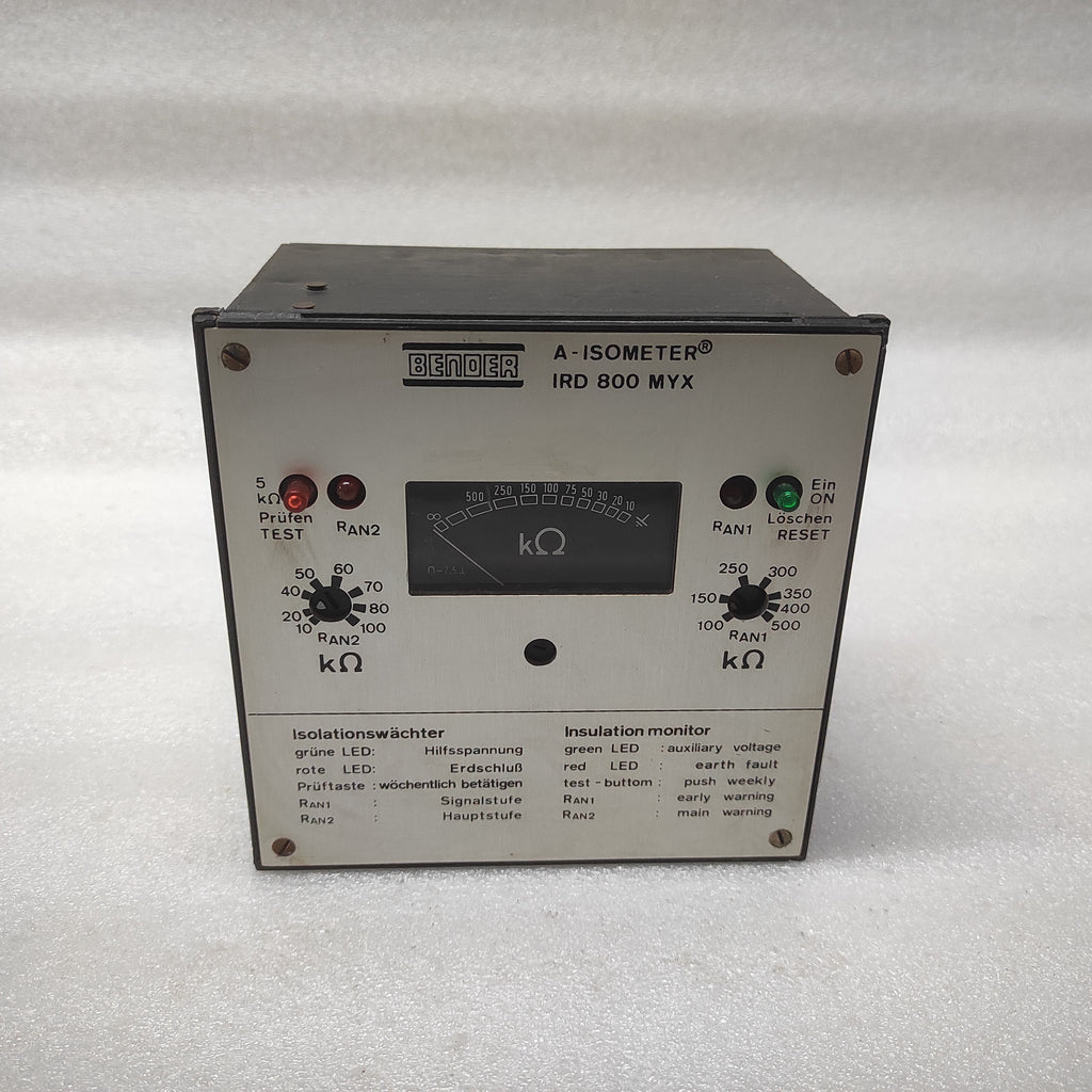 BENDER IRD-800-MYX INSULATION MONITOR A-ISOMETER 115/220/380/440V