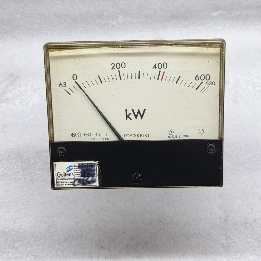 TOYO KEIKI ECF-12NB  KILO WATT METER VT 460V/115V
