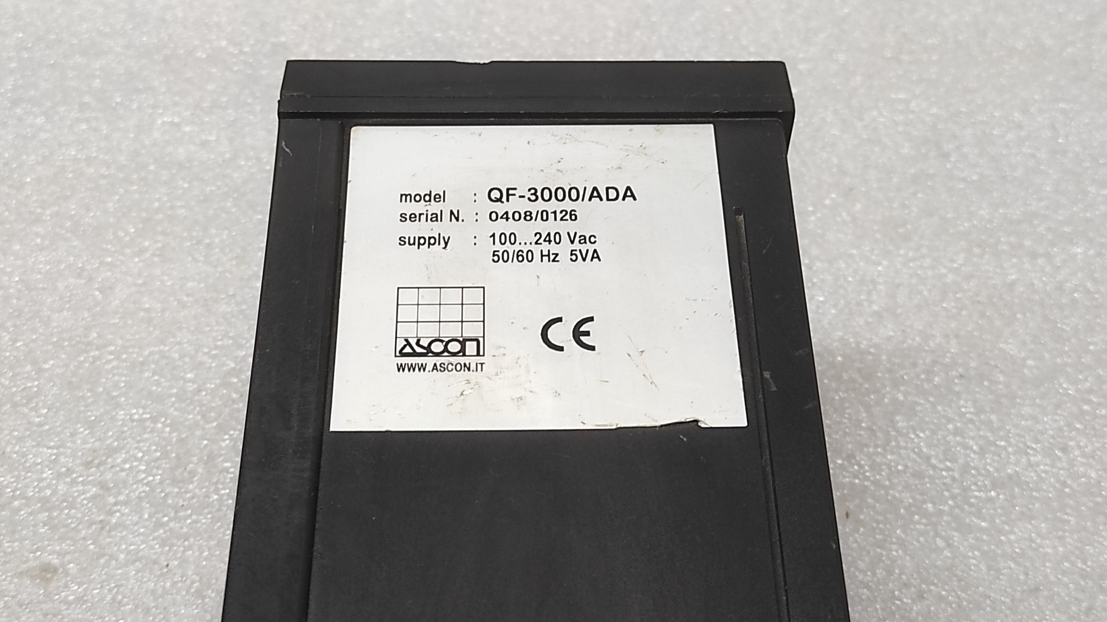ASCON QF-3000/ADA TEMPERATURE CONTROLLER 100-240VAC