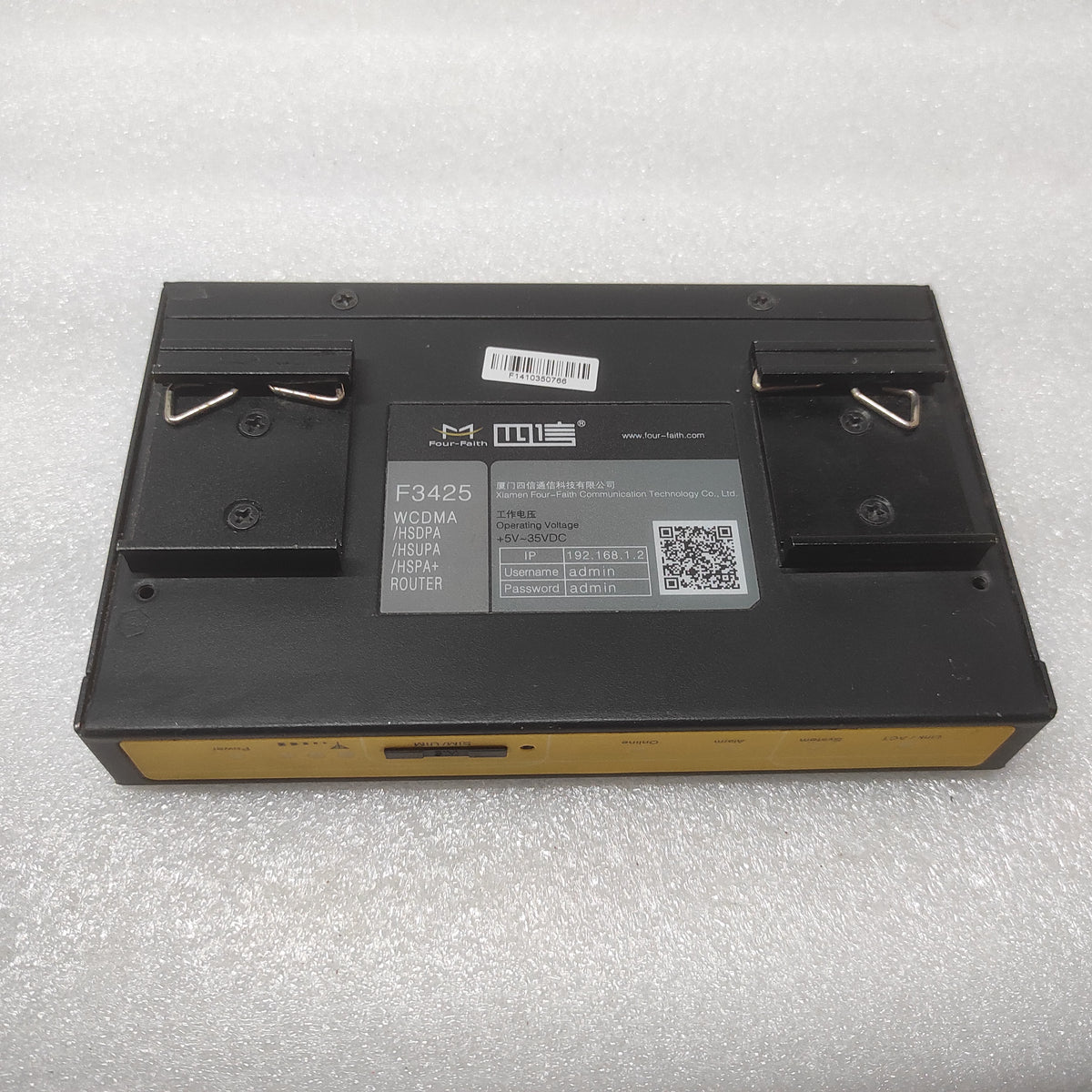 FOUR FAITH F3425 INDUSTRIAL ROUTER HSPA+ WITHOUT POWER CABLE