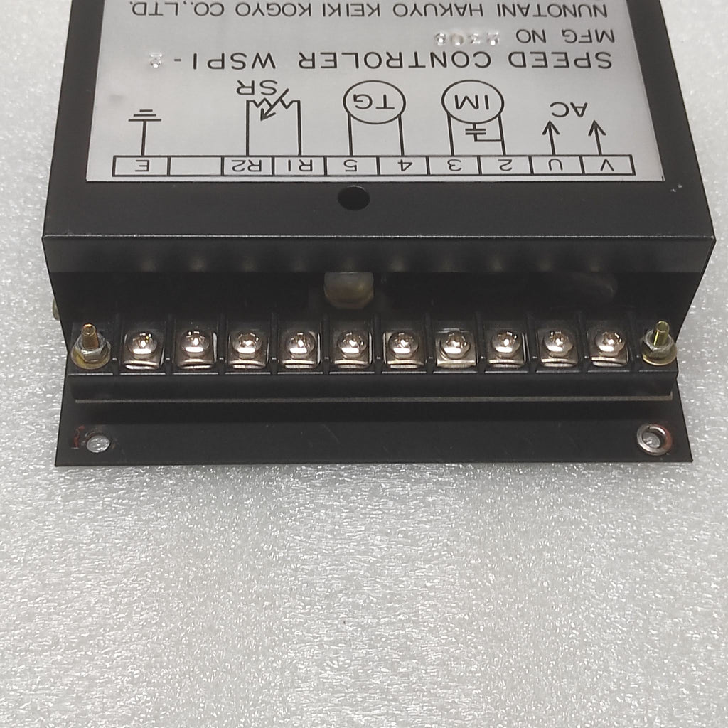 NUNOTANI HAKUYO KEIKI KOGYO WSPI-2 SPEED CONTROLER 2306 SINANO ELECTRIC