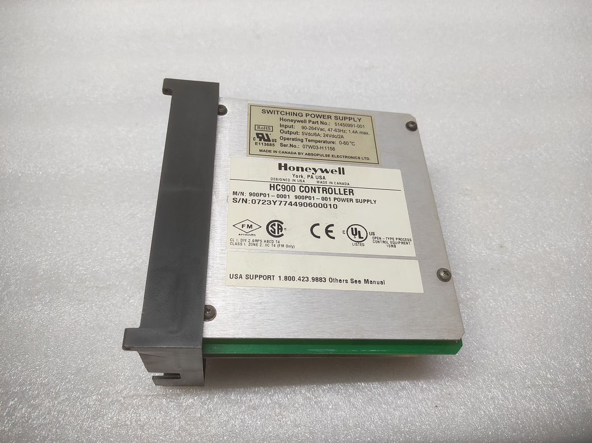 HONEYWELL 900P01-0001 HC900 CONTROLLER 900P01-001 POWER SUPPLY