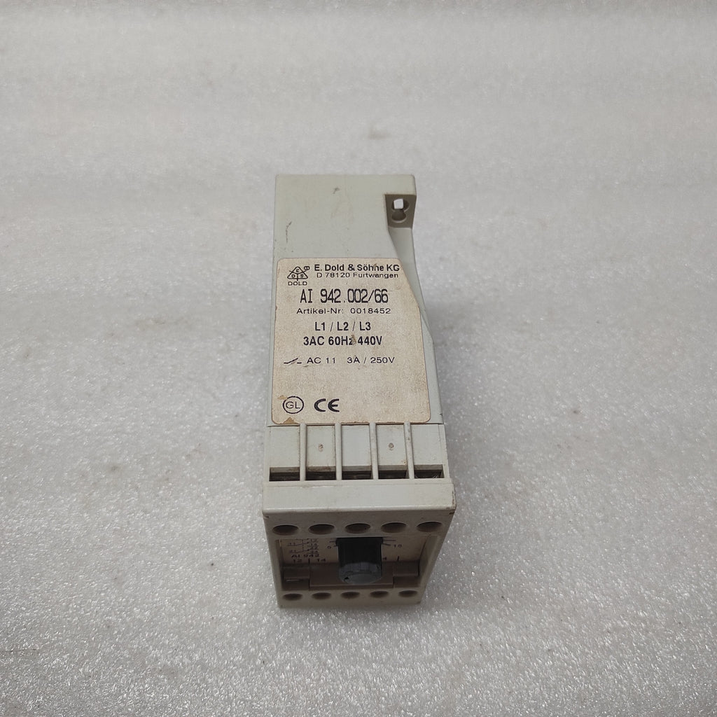 DOLD AI 942.002/66 TIME RELAY 0018452 440VAC