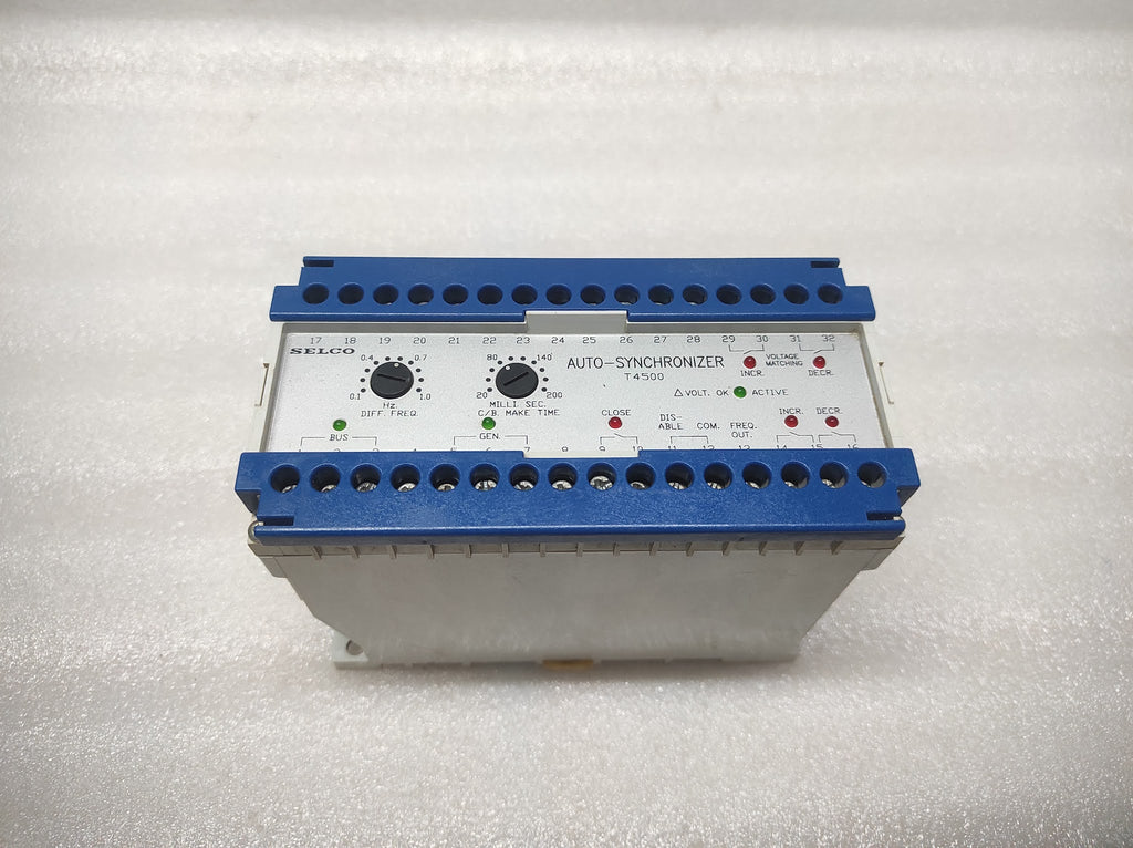 SELCO T4500-13 AUTO SYNCHRONIZER 110VAC