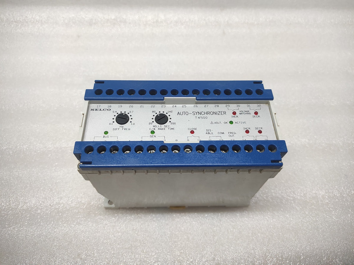 SELCO T4500-13 AUTO SYNCHRONIZER 110VAC