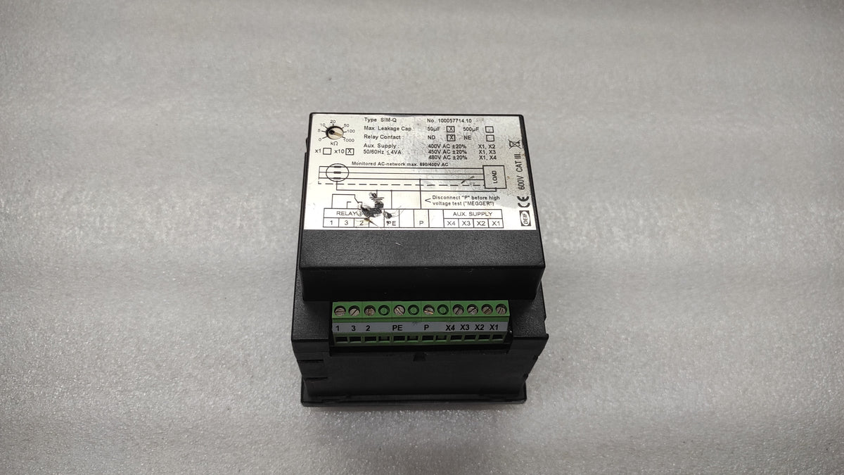 DEIF SIM-Q MEGA OHM METER 100057714.10 400-480V 1200024118B