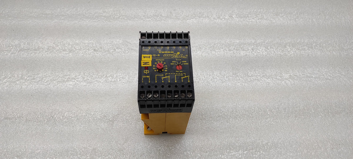 TURCK MS 22-12-R ROTATIONAL SPEED CONTROL 220VAC