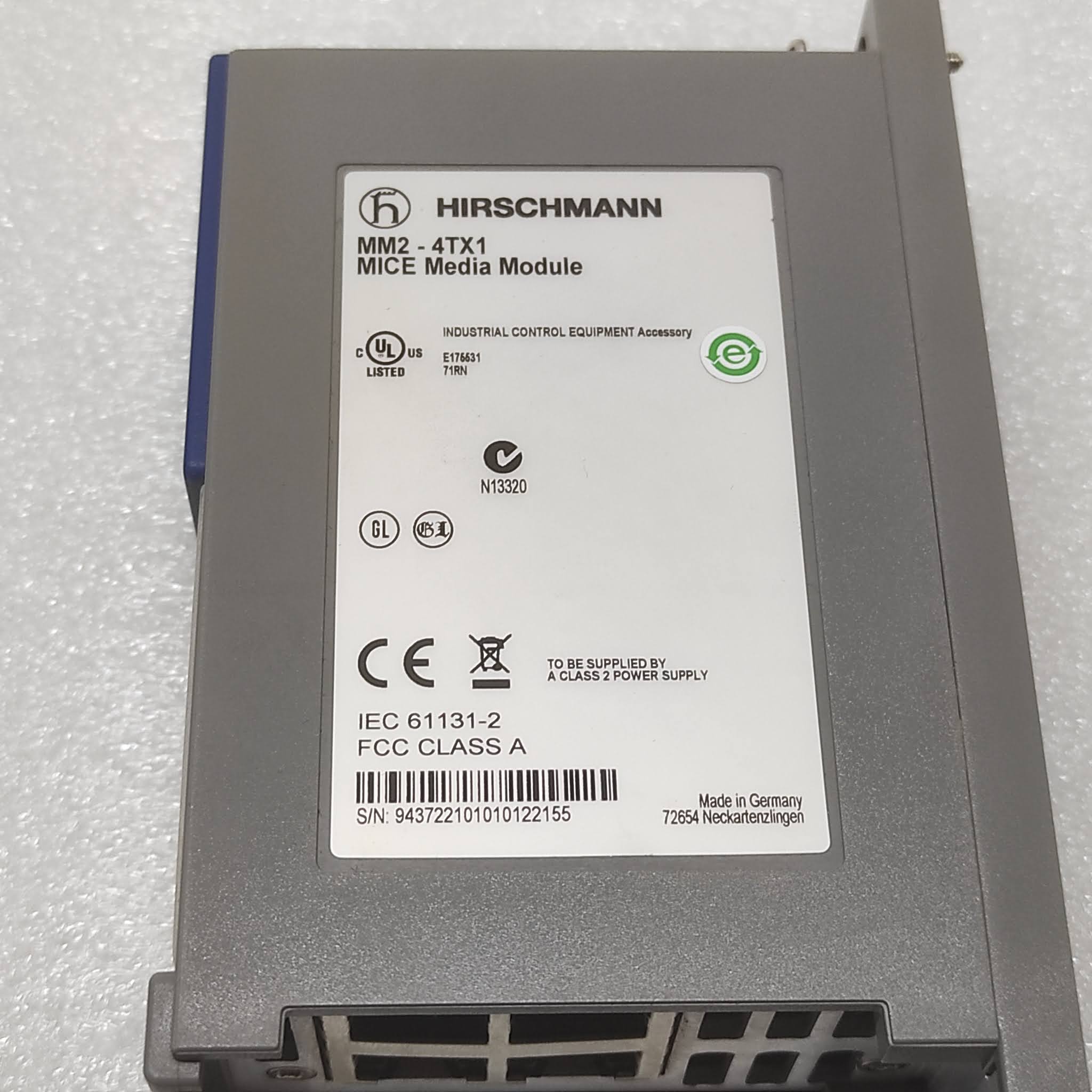 HIRSCHMANN MM2-4TX1 MICE MEDIA MODULE