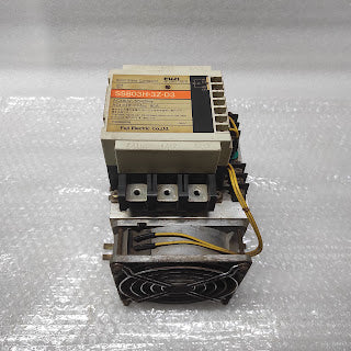 FUJI ELECTRIC SS803H-3Z-D3 SOLID STATE CONTACTOR WITH HEAT SINK SX1-C12-A3