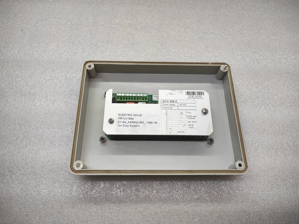 BOENING AHD 406-2 ALARM PANEL 24VDC
