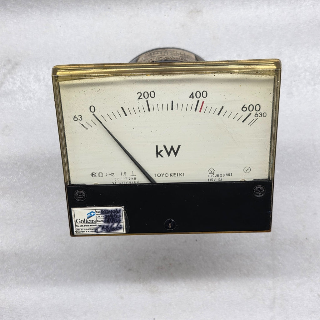 TOYO KEIKI ECF-12NB  KILO WATT METER VT 460V/115V