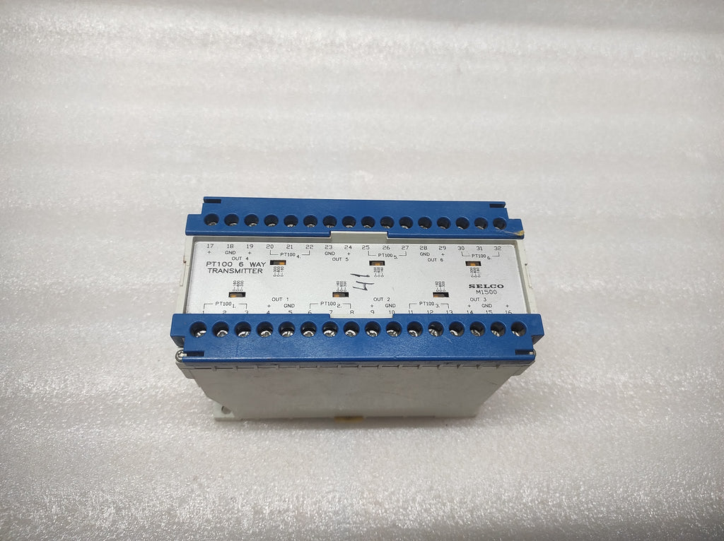 SELCO M1500-03 PT100 6-WAY TRANSMITTER 24V DC